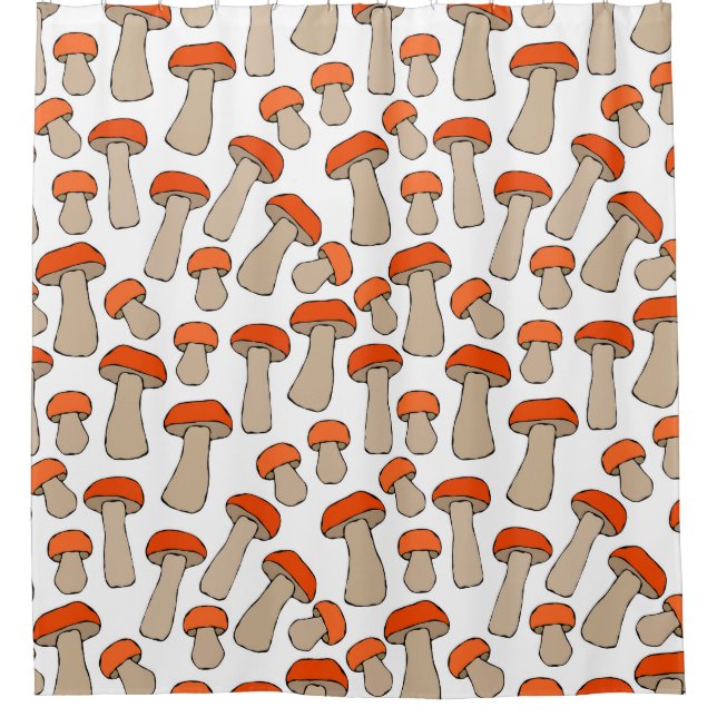 Red Orange Aspen Mushrooms Pattern (Front)