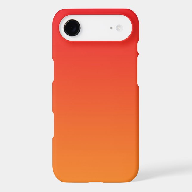 Red & Orange Ombre Case-Mate iPhone Case (Back)