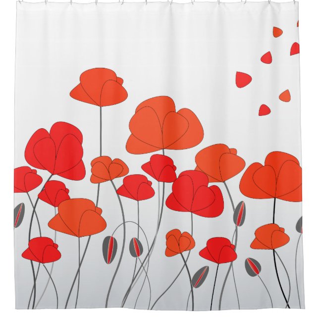 Red Orange Poppies (Front)