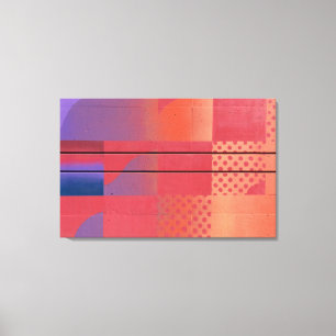 Red & Orange - Street Art Collection Canvas Print