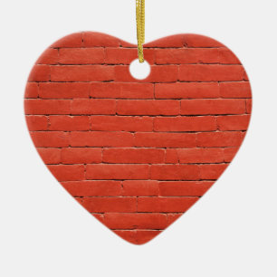Red Orange Wall Ceramic Ornament