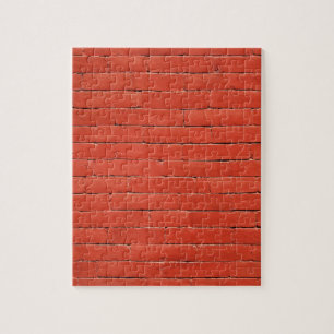 Red Orange Wall Jigsaw Puzzle