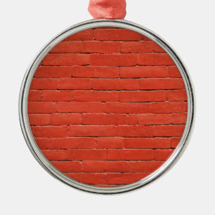 Red Orange Wall Metal Ornament