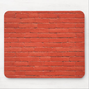 Red Orange Wall Mouse Pad