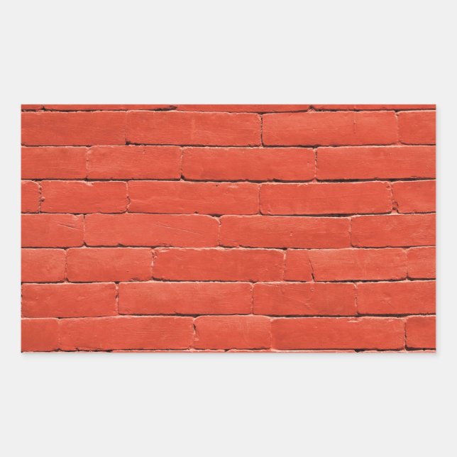 Red Orange Wall Sticker (Front)