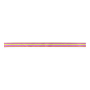 Red Orange Yellow Ribbon Satin Ribbon