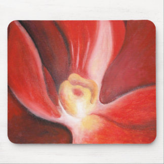 Red Orchid Mouse Pad