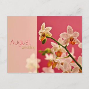 Red Orchid • Save the Date Postcard