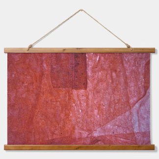 Red ordinary wood Topped Wall Tapestry,Red smooth Hanging Tapestry