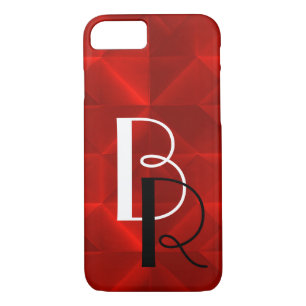 Red Origami with intials Case-Mate iPhone Case