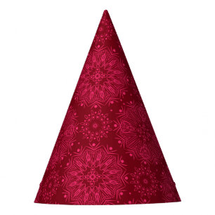 Red ornament party hat