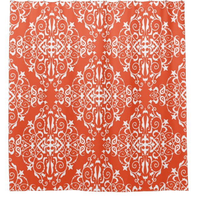 Red ornamental pattern seamless pattern (Front)
