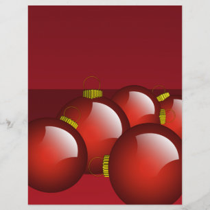 Red Ornaments Flyer