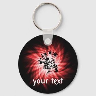 Red Paintball Keychain