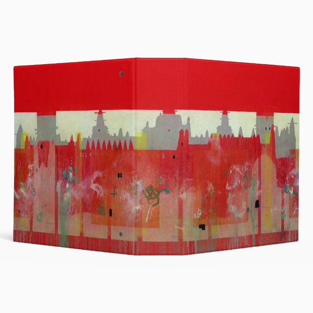 Red Painting Binder (Background)