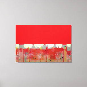 Red Painting Canvas Print