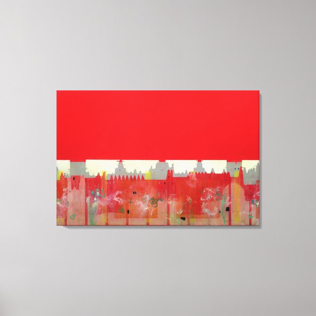 Red Painting Canvas Print (Front)
