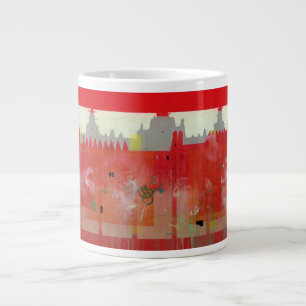 Red Painting Large Coffee Mug