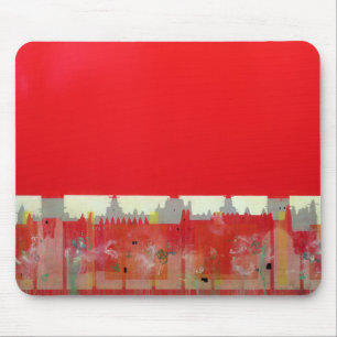 Red Painting Mouse Pad