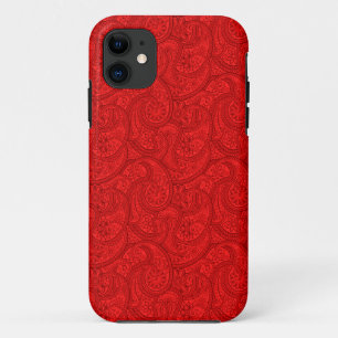 Red Paisley iPhone 11 Case