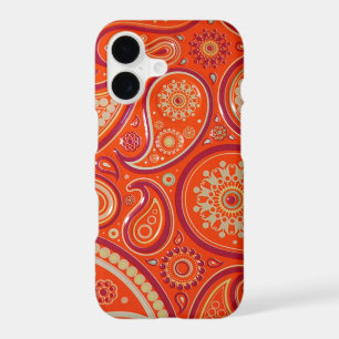 Red Paisley Pattern