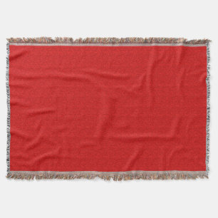 Red Paisley Throw Blanket