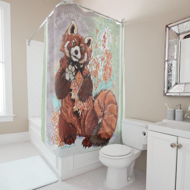 Red Panada Crystalline Vibes Art   (In Situ)