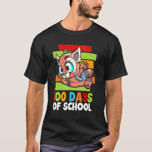 Red Panda 100 Days Of School T-Shirt