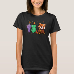 Red Panda 13th Birthday Fun Red Pandas Animal Gra T-Shirt