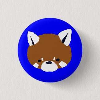 Red Panda 1 Inch Round Button