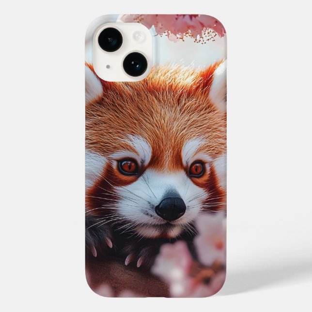 Red Panda Among Cherry Blossoms  Case-Mate iPhone Case (Back)