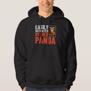 Red Panda Animal Habitat Tail Hoodie