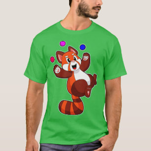 Red panda at Juggle Circus T-Shirt