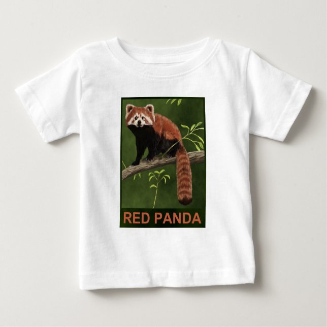 Red Panda Baby T-Shirt (Front)