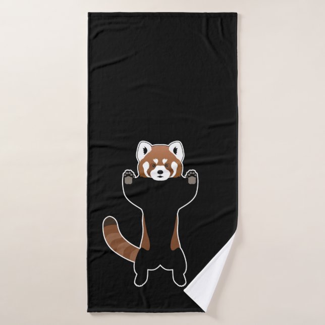 Red Panda  Bath Towel Set (Bath Towel)
