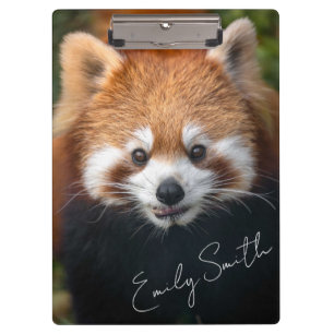 Red Panda Bear Clipboard