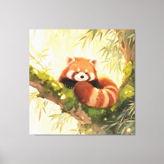Red Panda Canvas Print (Front)