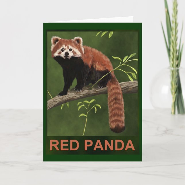 Red Panda Card (Front)