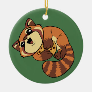 Red Panda! Ceramic Ornament