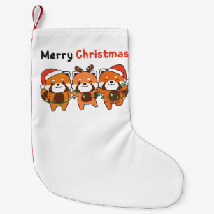 Red Panda Christmas Red Pandas Merry Christmas Small Christmas Stocking