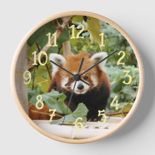 Red Panda Clock