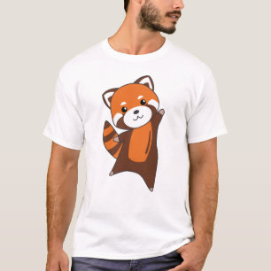 Red Panda Cute Animals For Kids Kawaii T-Shirt