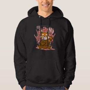 Red Panda Day Cherry Blossoms Bloom Pink Sakura Ba Hoodie
