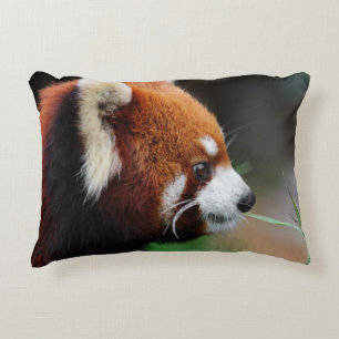 Red panda decorative pillow