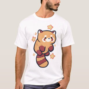 Red panda Delight � Cute Animal Art T-Shirt