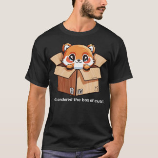 Red Panda Delivery Box of Cute 1 T-Shirt
