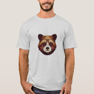 Red panda design, bear, panda bear,  T-Shirt