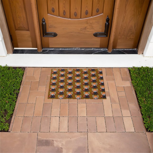 Red panda doormat (Outdoor)