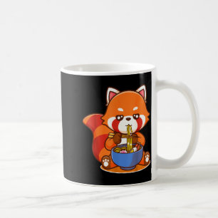 Red Panda Eating Ramen Japanese Soup Zoo Animal Zo Coffee Mug