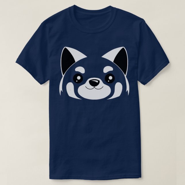 Red Panda Face 2 T-Shirt (Design Front)